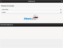 Tablet Screenshot of fleetdown.net